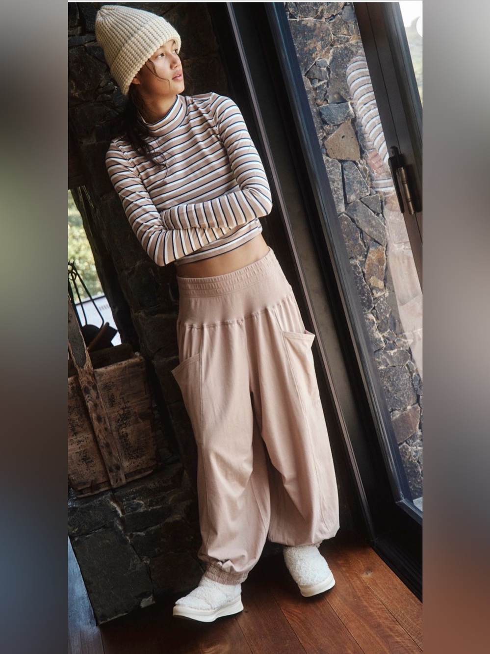 Free People -FP Movement -Up in The Air Printed Set